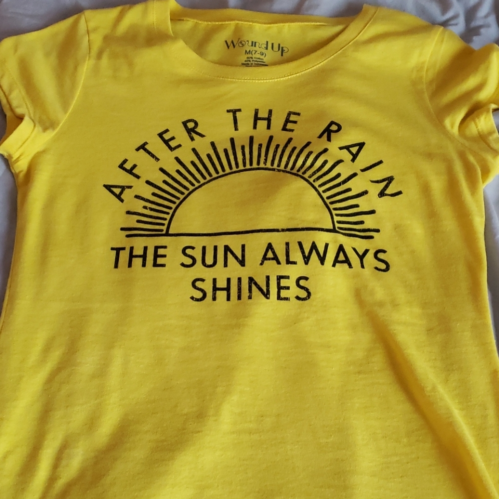 "After it Rains, the Sun Always Shines" tee